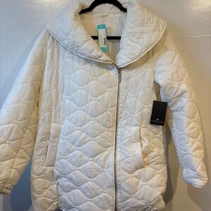 White Andrew Marc puffer jacket